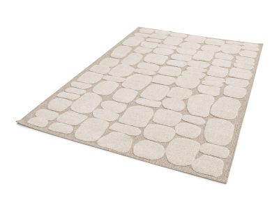 Tapis poils ras ROKU motif abstrait