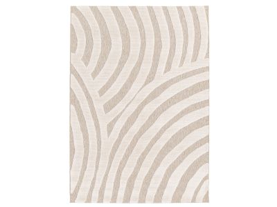 Tapis poils ras VILMA motif abstrait