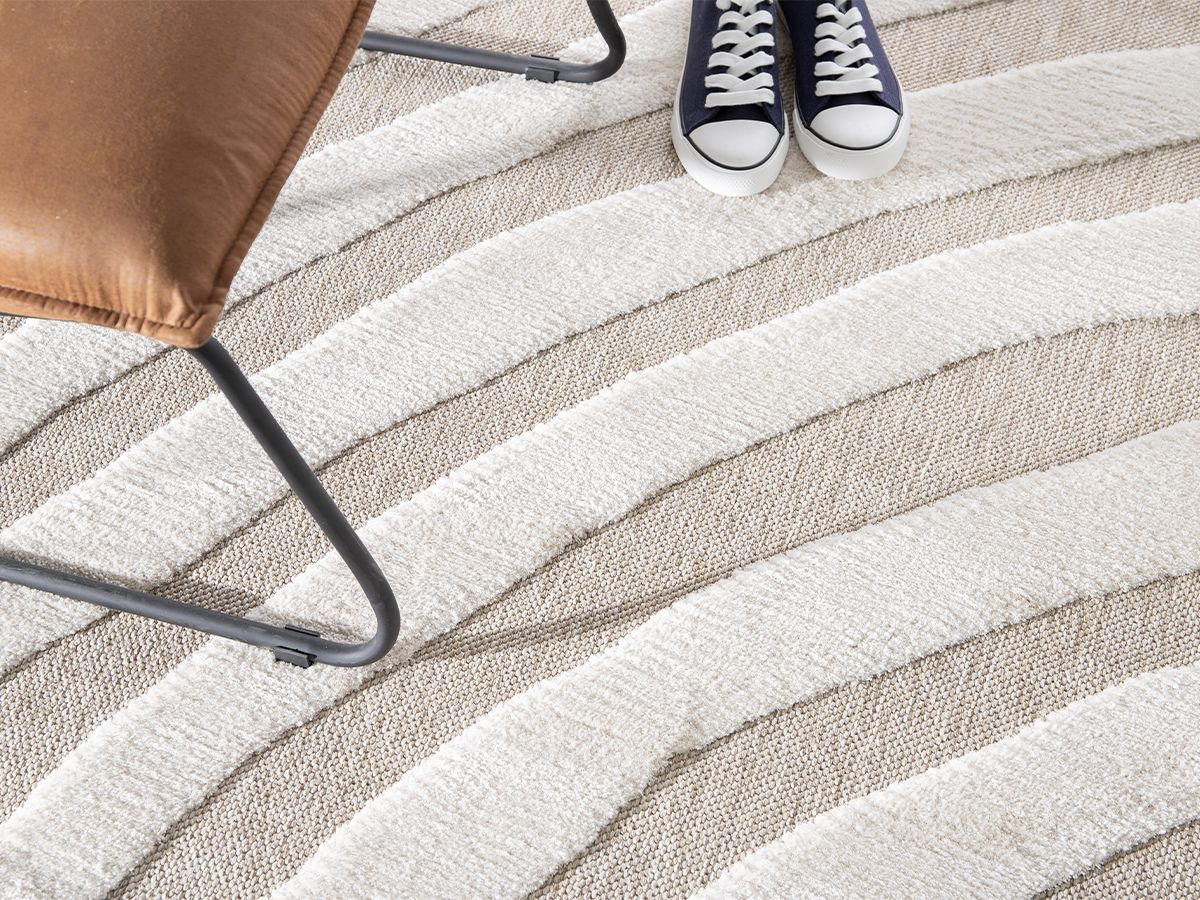 VILMA laagpolig tapijt met abstract patroon