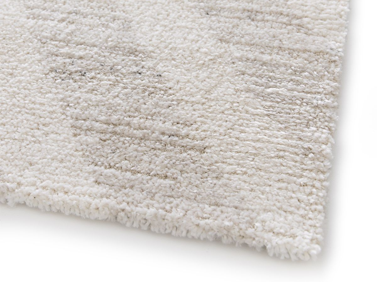 Tapis poils courts ISSANE motif abstrait beige — vue 4