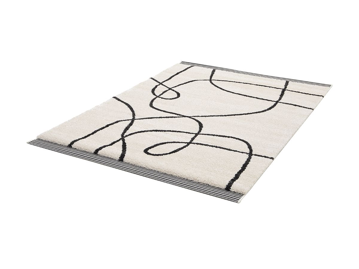 Laagpolig vloerkleed BROOKE met abstract motief
