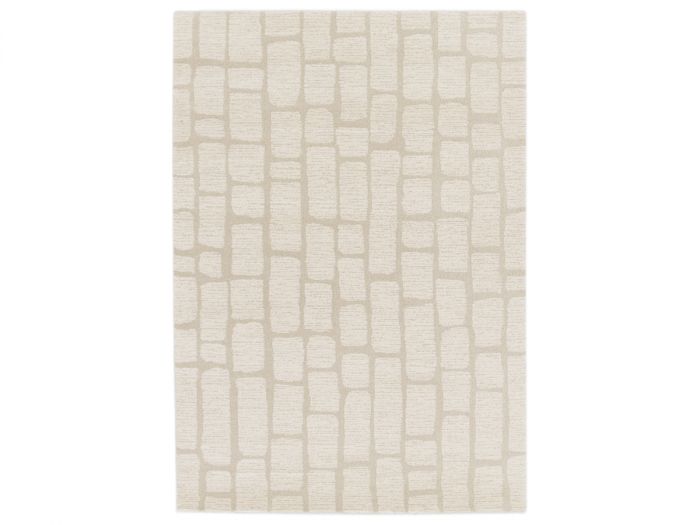 Tapis poil ras IKEDA motif abstrait