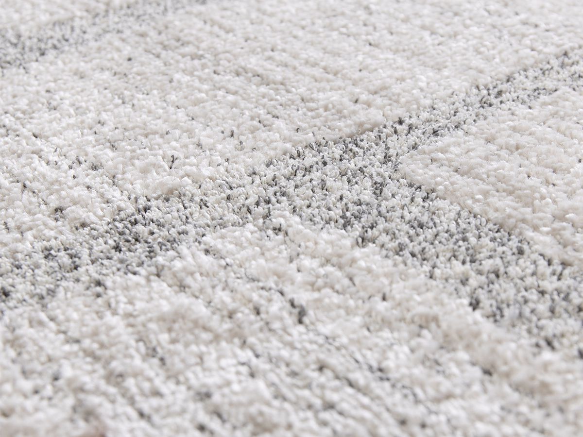 Ikeda laagpolig vloerkleed met abstract patroon