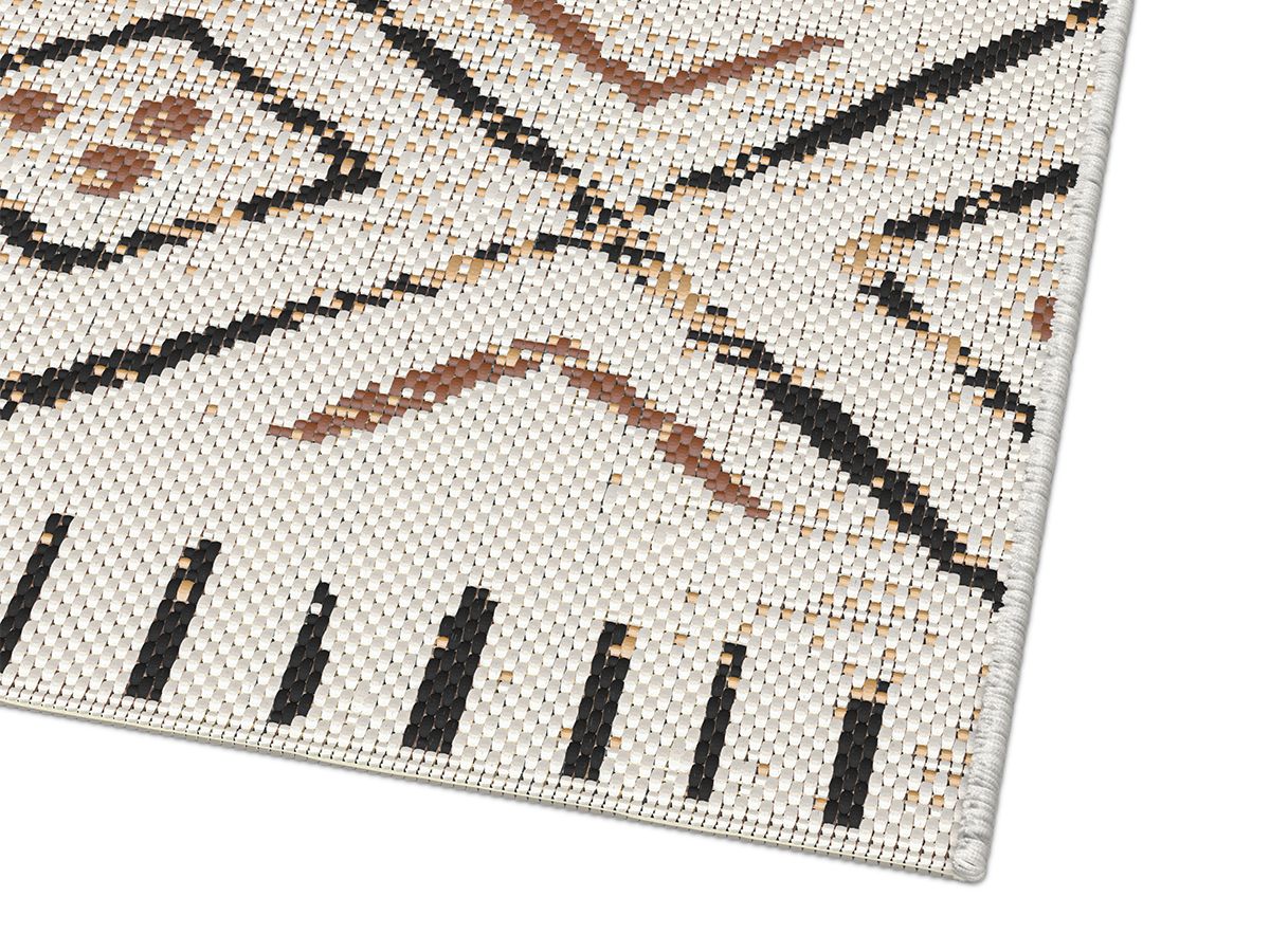 Tapis poils ras BRENDA motif abstrait