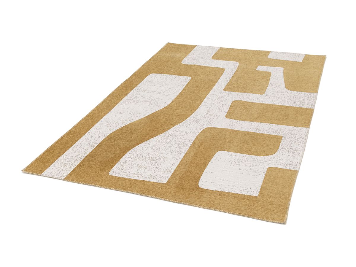 Laagpolig vloerkleed JASPER met abstract motief