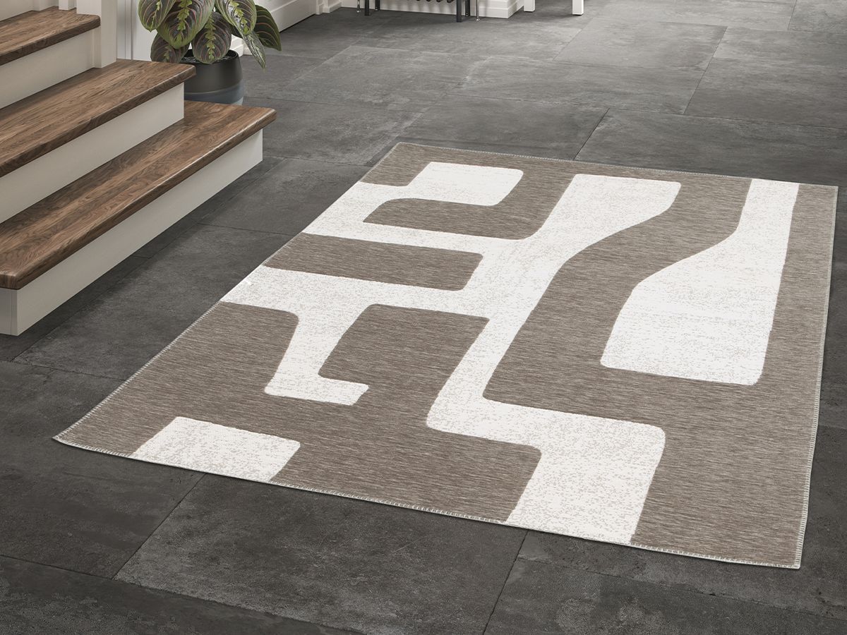 Tapis poil ras JASPER motif abstrait Tapis poil ras JASPER motif abstrait