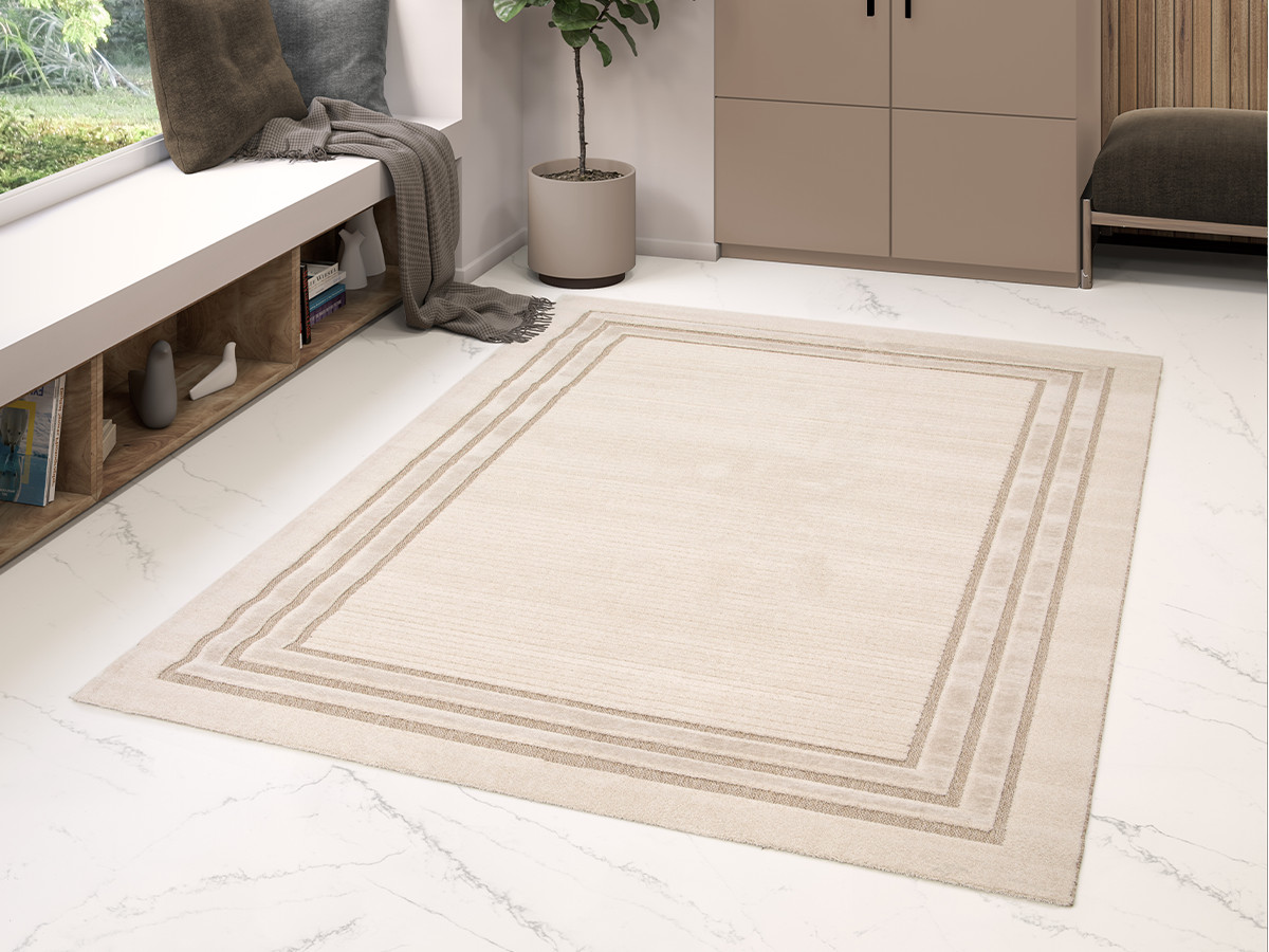 ALEXANDRIA laagpolig vloerkleed met abstract patroon