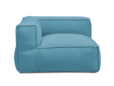 Angle pour canapé de jardin modulable GIULIA avec bâche de protection
