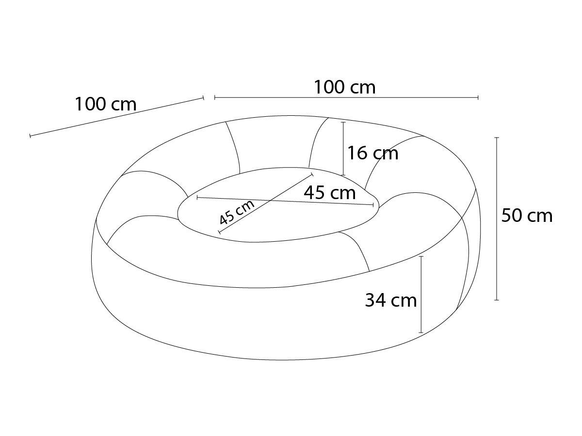 Canapé d'angle fixe EVEREST tissu chiné - Orange - Angle droit - 10 coussins