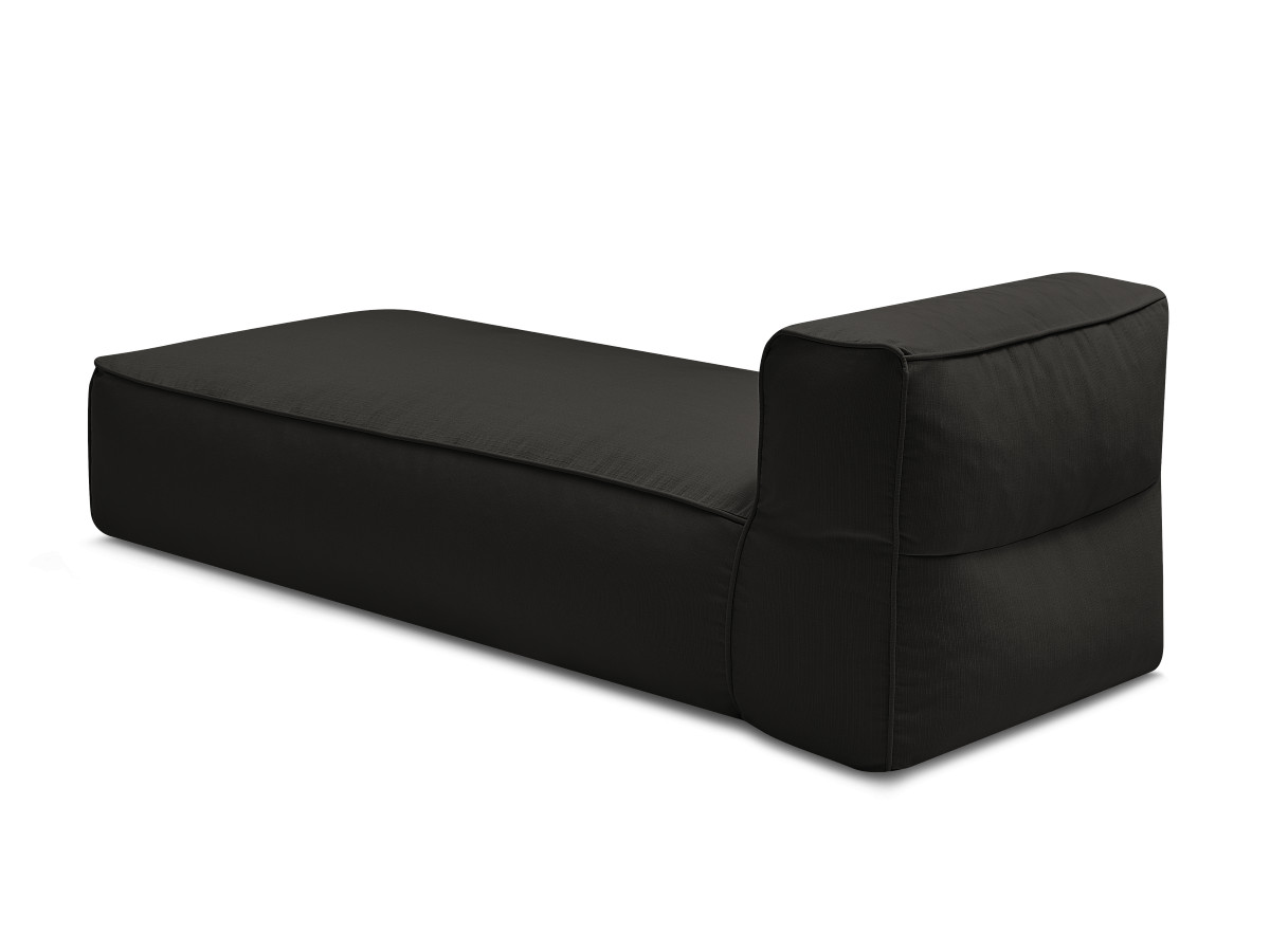 Chaise longue zonder armleuningen voor de modulaire tuinbank GIULIA met beschermhoes