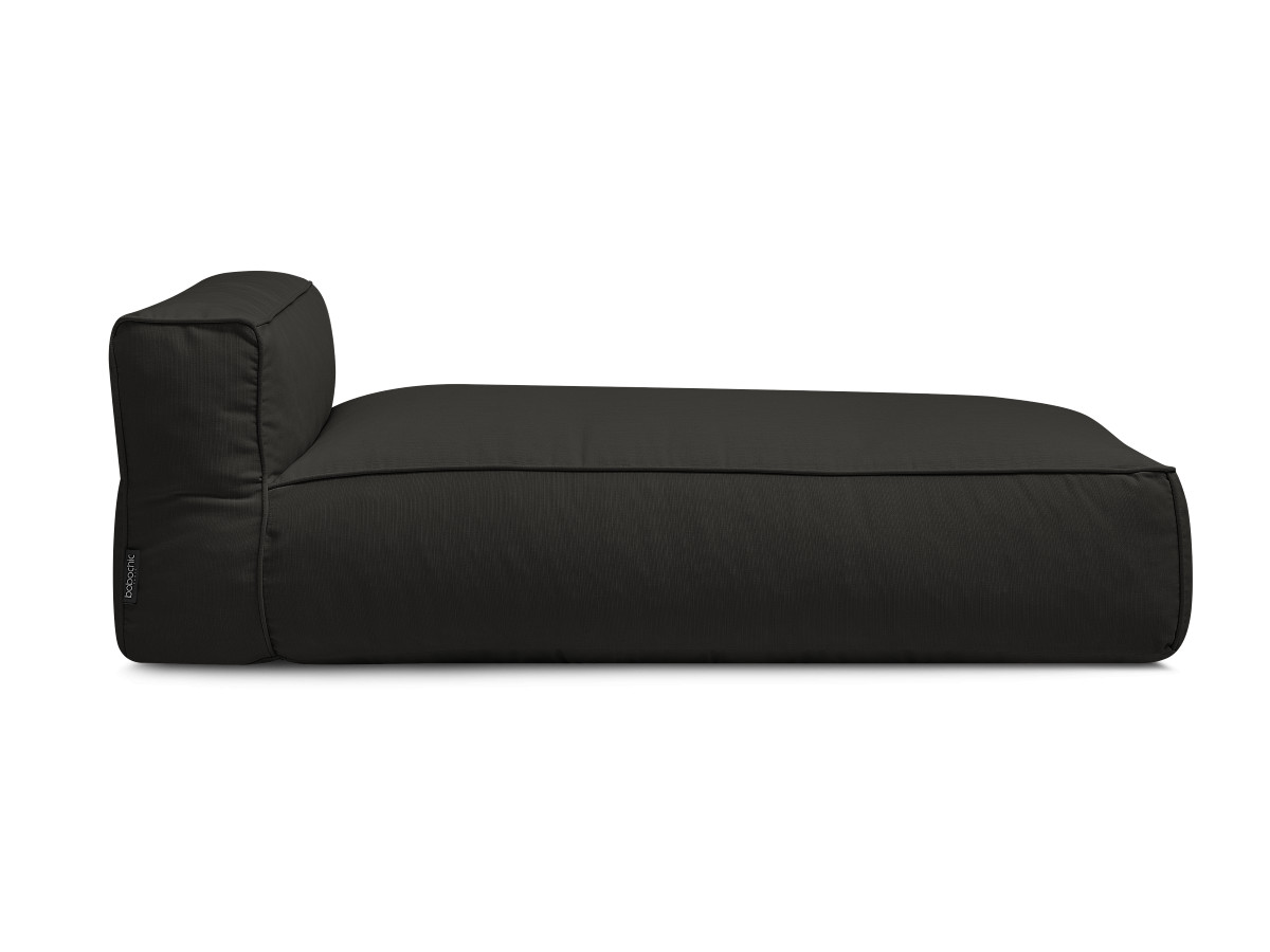 Chaise longue zonder armleuningen voor de modulaire tuinbank GIULIA met beschermhoes