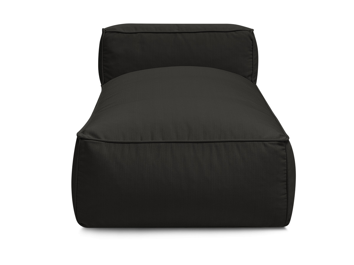 Chaise longue zonder armleuningen voor de modulaire tuinbank GIULIA met beschermhoes