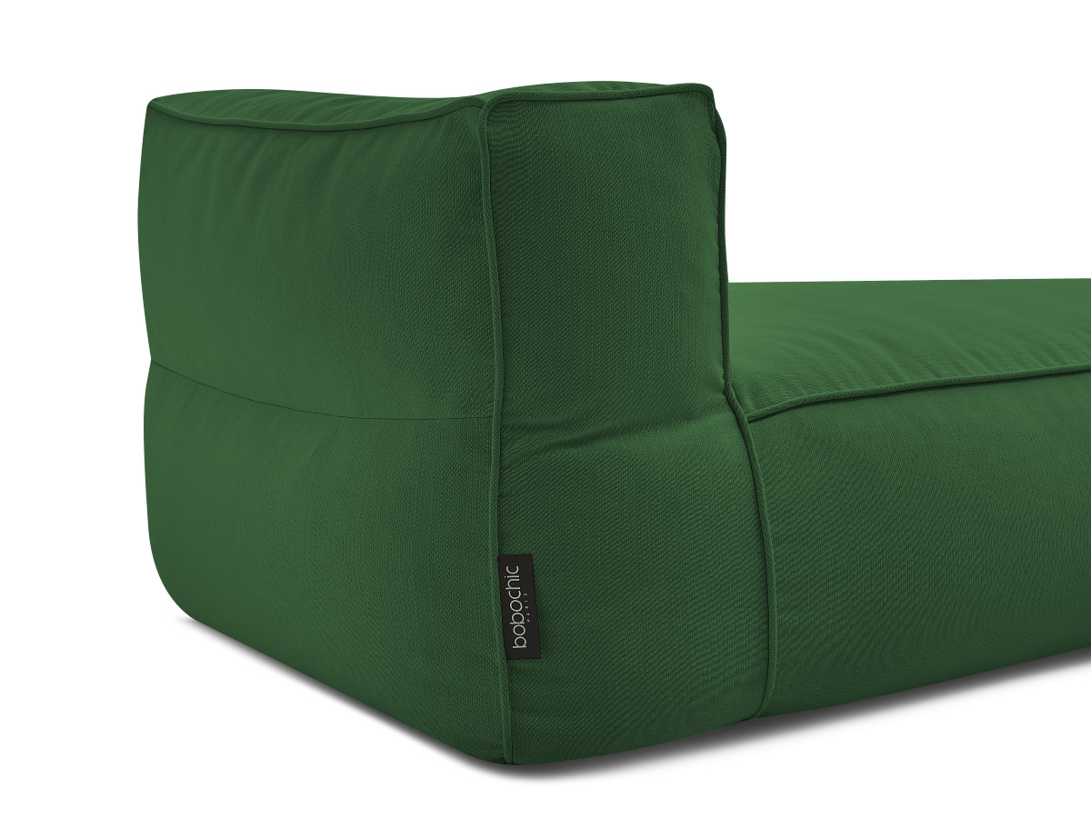 Chaise longue zonder armleuningen voor de modulaire tuinbank GIULIA met beschermhoes