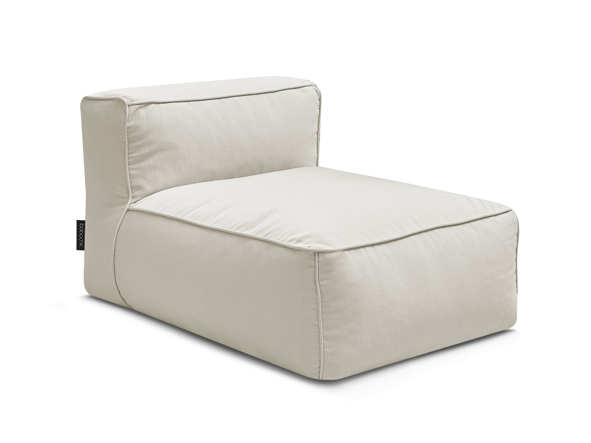 Chauffeuse 1 place sans accoudoir pour canapé de jardin modulable GIULIA avec bâche de protection