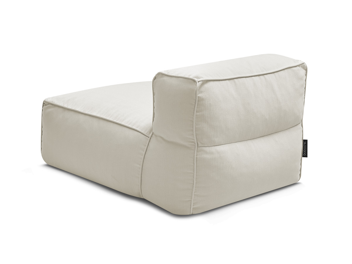 Chauffeuse 1 place sans accoudoir pour canapé de jardin modulable GIULIA avec bâche de protection