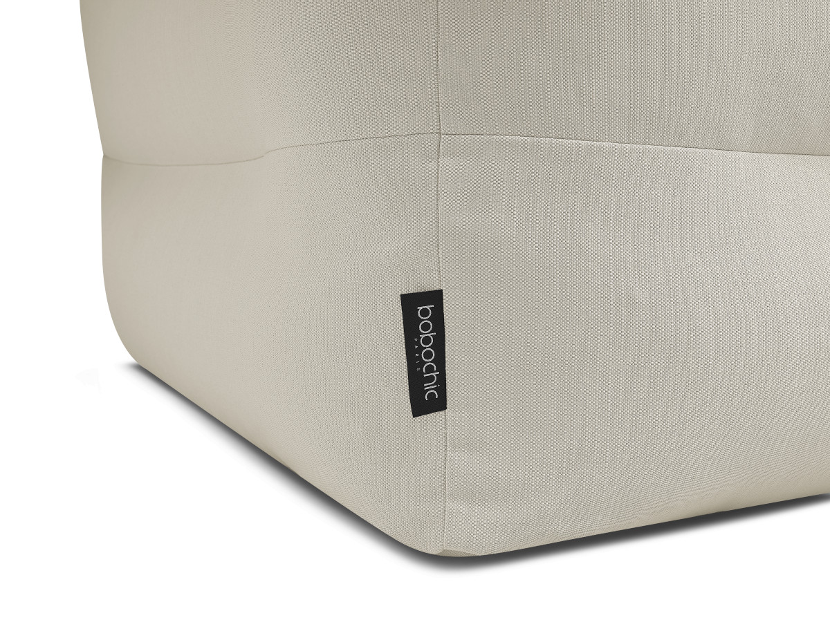 Chauffeuse 1 place sans accoudoir pour canapé de jardin modulable GIULIA avec bâche de protection