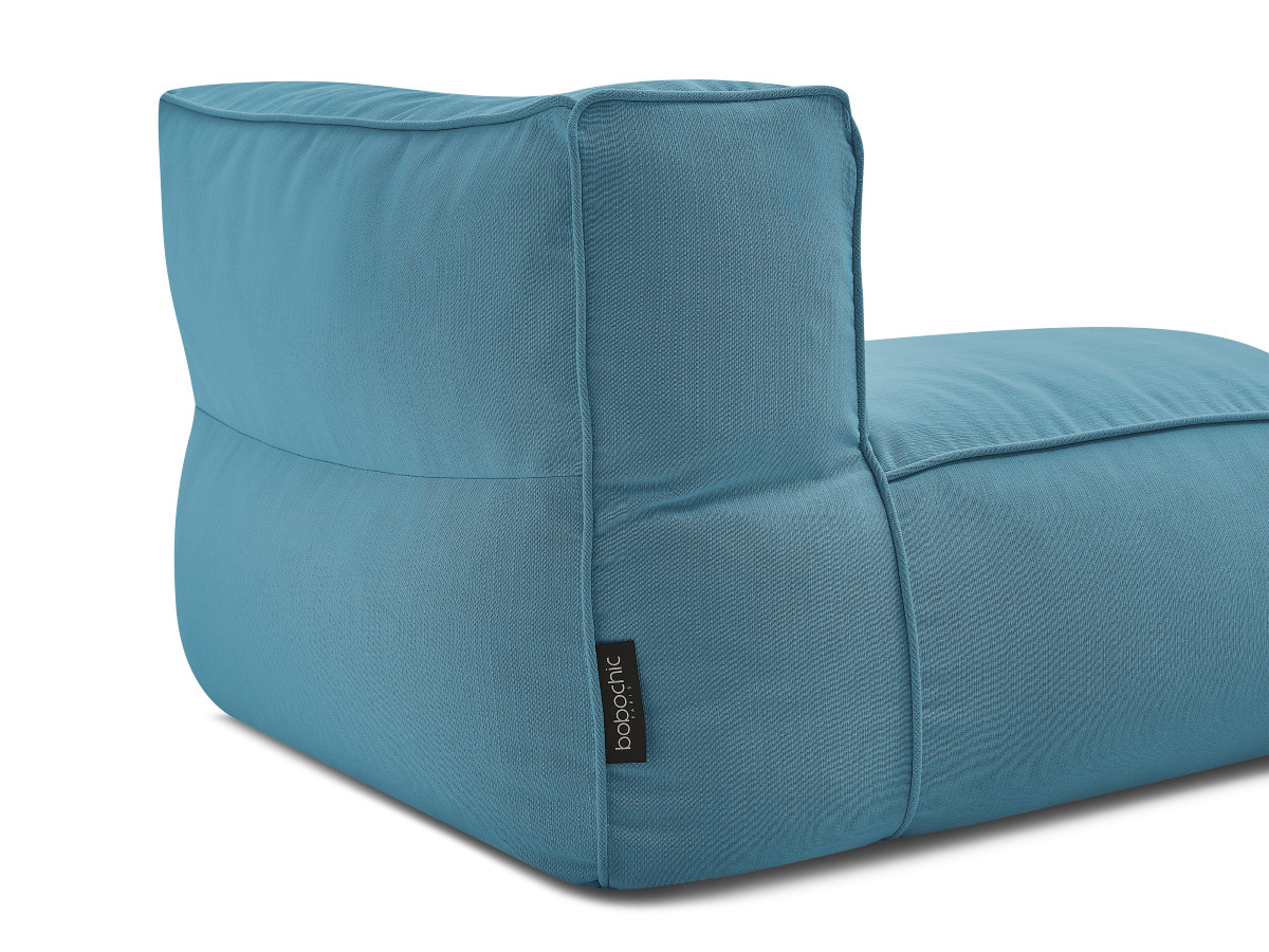 Chauffeuse 1 place sans accoudoir pour canapé de jardin modulable GIULIA avec bâche de protection