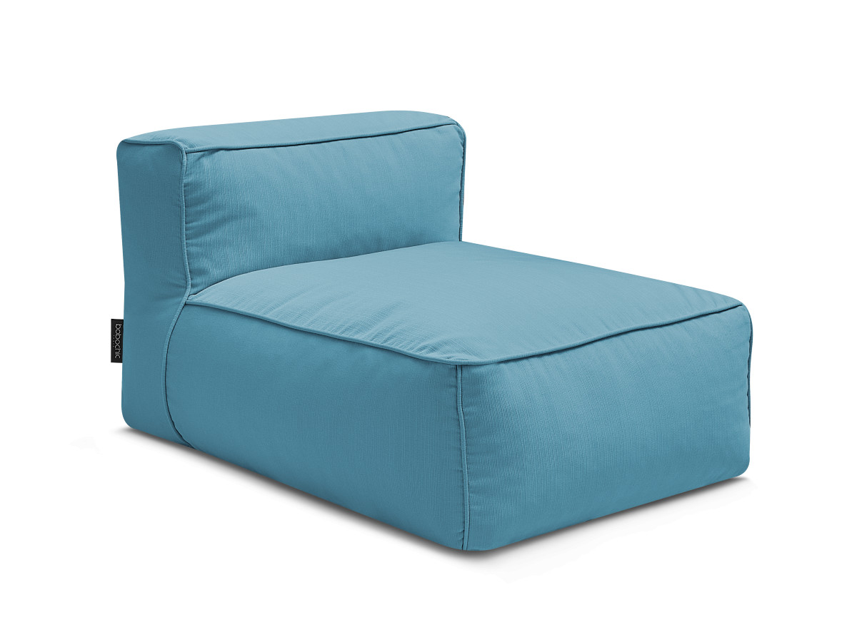 Chauffeuse 1 place sans accoudoir pour canapé de jardin modulable GIULIA avec bâche de protection