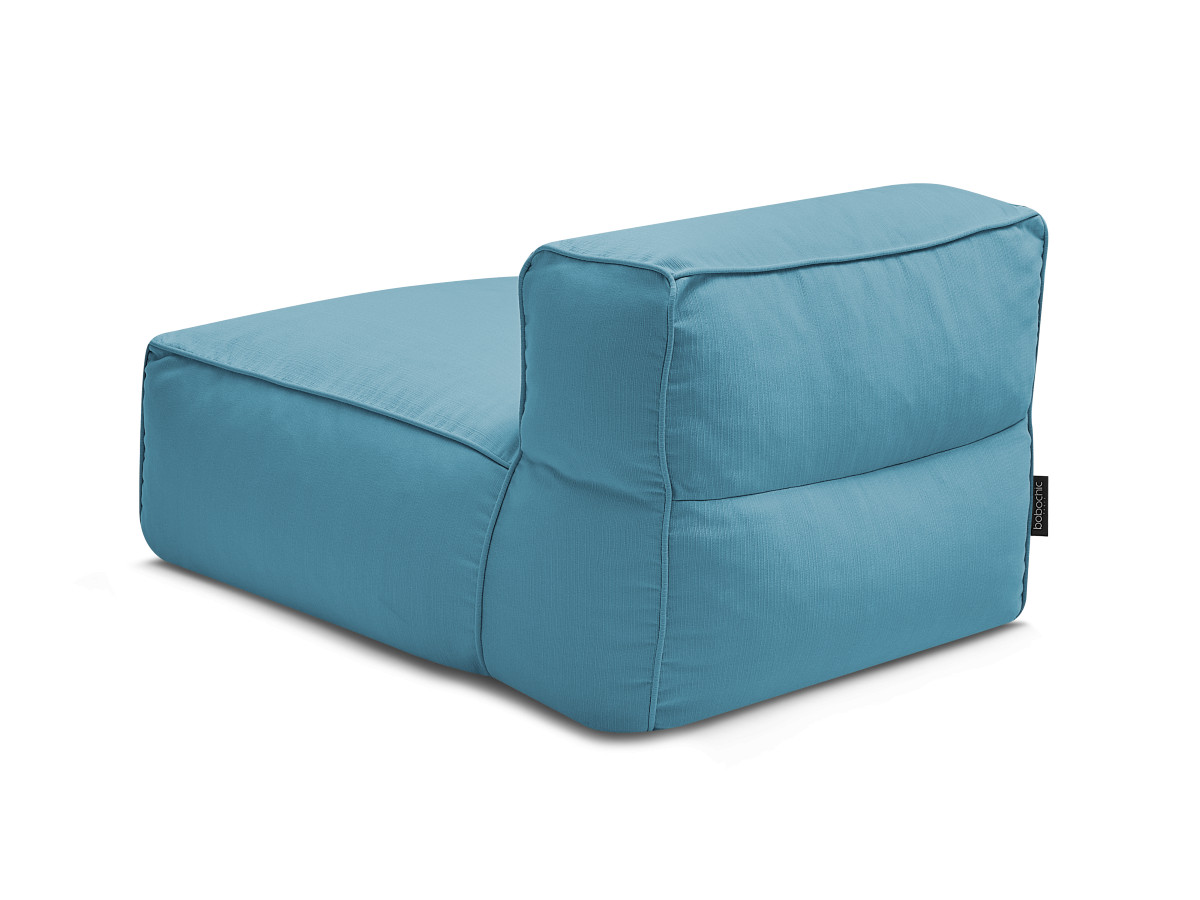 Chauffeuse 1 place sans accoudoir pour canapé de jardin modulable GIULIA avec bâche de protection
