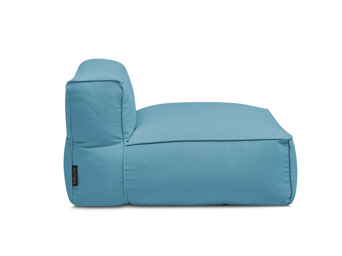 Chauffeuse 1 place sans accoudoir pour canapé de jardin modulable GIULIA avec bâche de protection