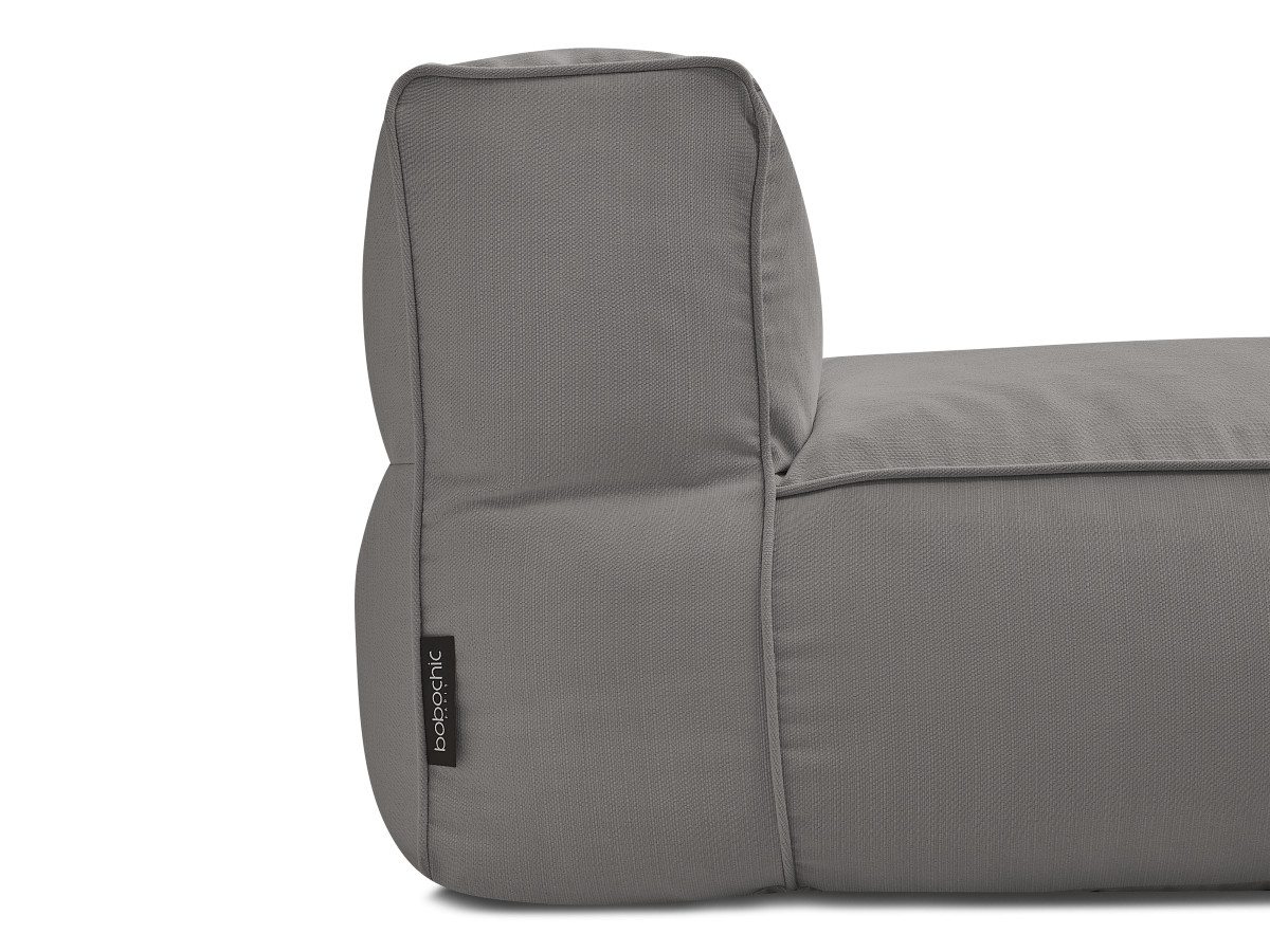 Chauffeuse 1 place sans accoudoir pour canapé de jardin modulable GIULIA avec bâche de protection