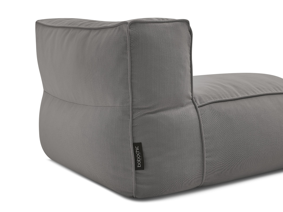 Chauffeuse 1 place sans accoudoir pour canapé de jardin modulable GIULIA avec bâche de protection