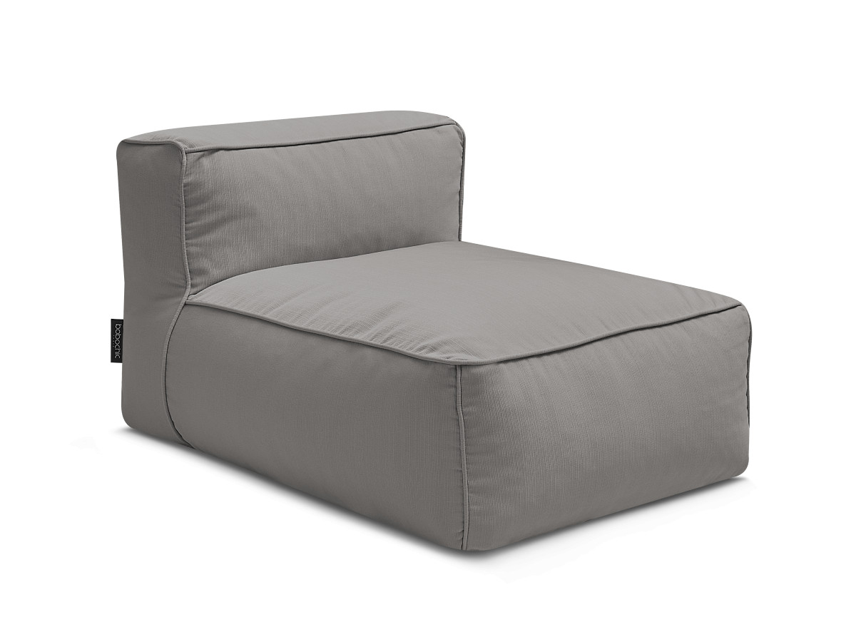 Chauffeuse 1 place sans accoudoir pour canapé de jardin modulable GIULIA avec bâche de protection