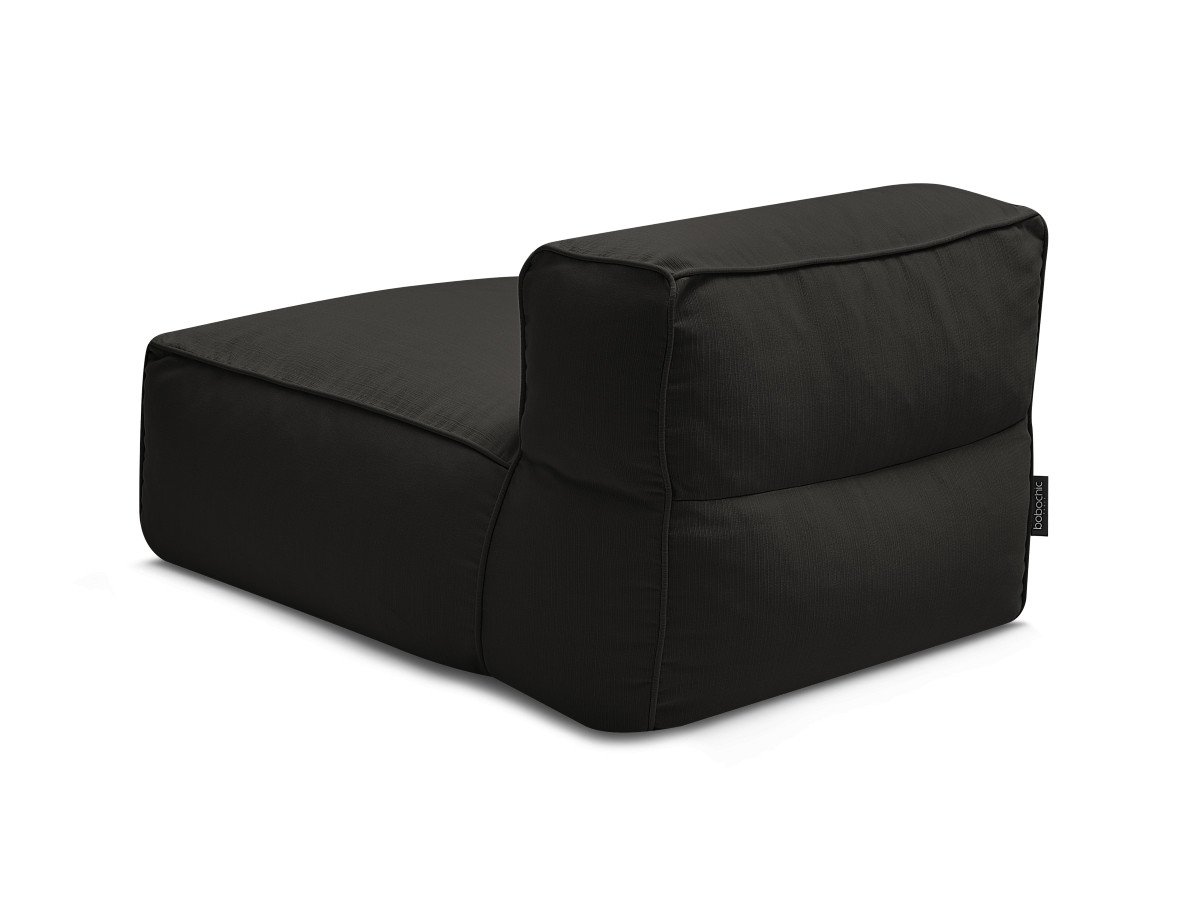 Canapé d'angle fixe EVEREST tissu chiné - Orange - Angle droit - 10 coussins