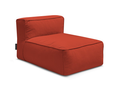 Chauffeuse 1 place sans accoudoir pour canapé de jardin modulable GIULIA avec bâche de protection
