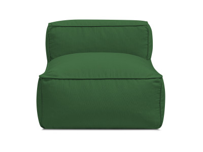 Chauffeuse 1 place sans accoudoir pour canapé de jardin modulable GIULIA avec bâche de protection