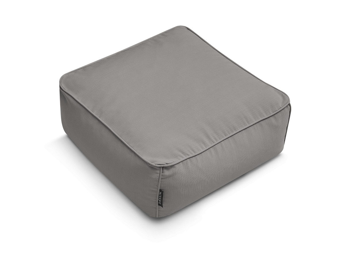 Canapé d'angle fixe EVEREST tissu chiné - Orange - Angle droit - 10 coussins