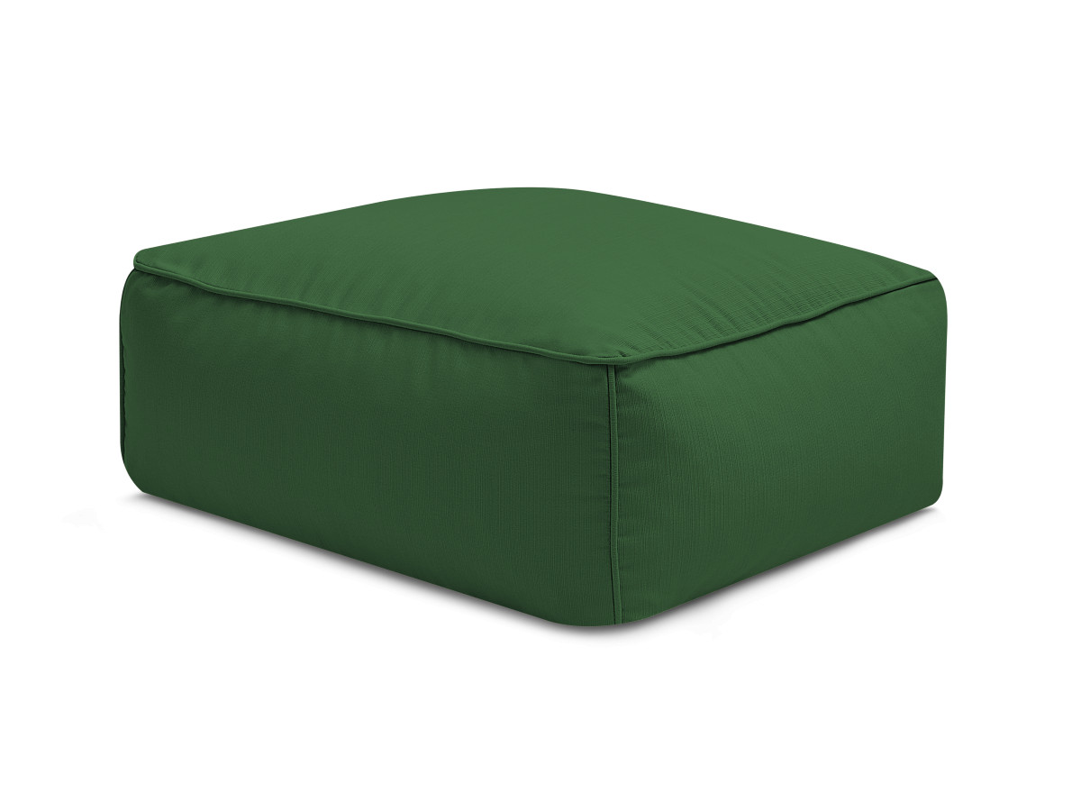 Canapé d'angle fixe EVEREST tissu chiné - Orange - Angle droit - 10 coussins