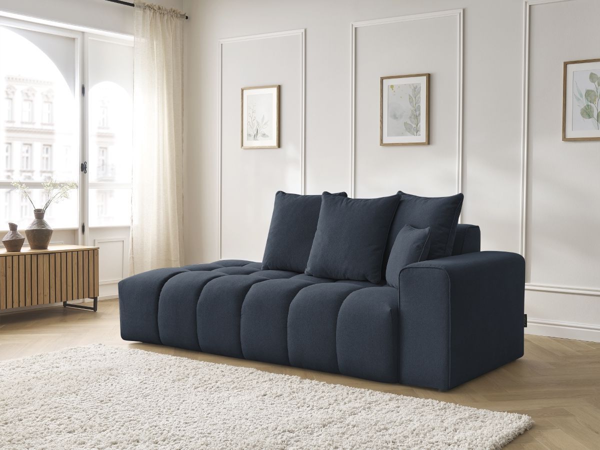 Canapé droit MONT-BLANC chiné bleu foncé — vue 5