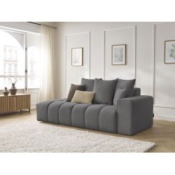 Prosta sofa MONT-BLANC z tkaniny w cętki