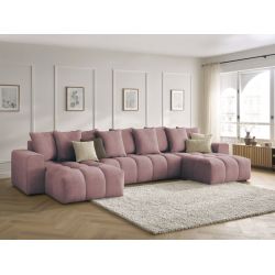 Aksamitna stała sofa panoramiczna MONT-BLANC