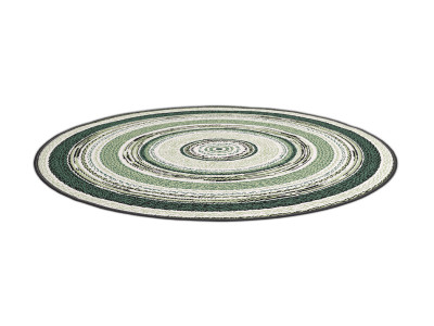 Tapis poils ras IVY motif vintage