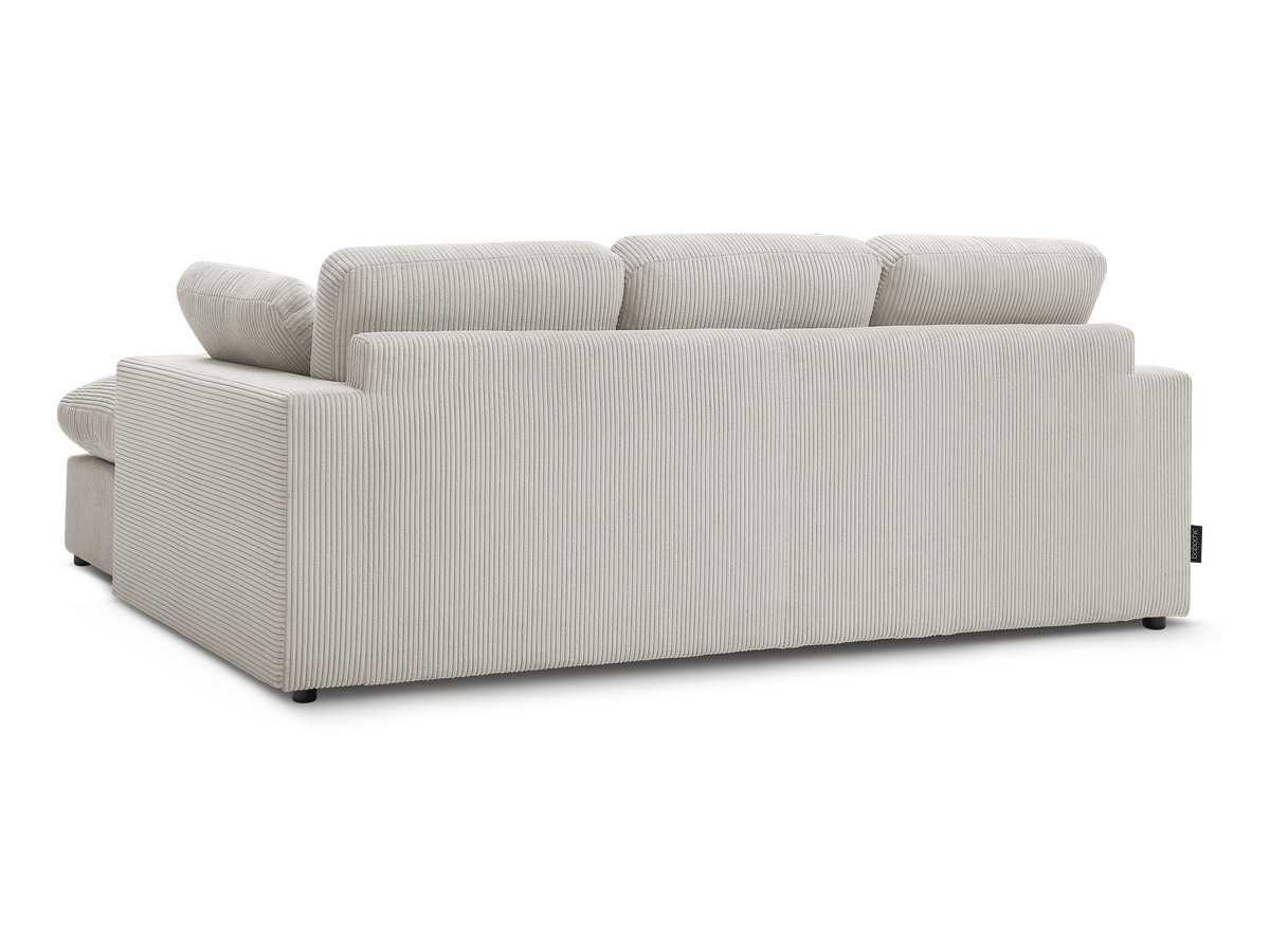 BELAIR compacte omkeerbare corduroy hoekbank