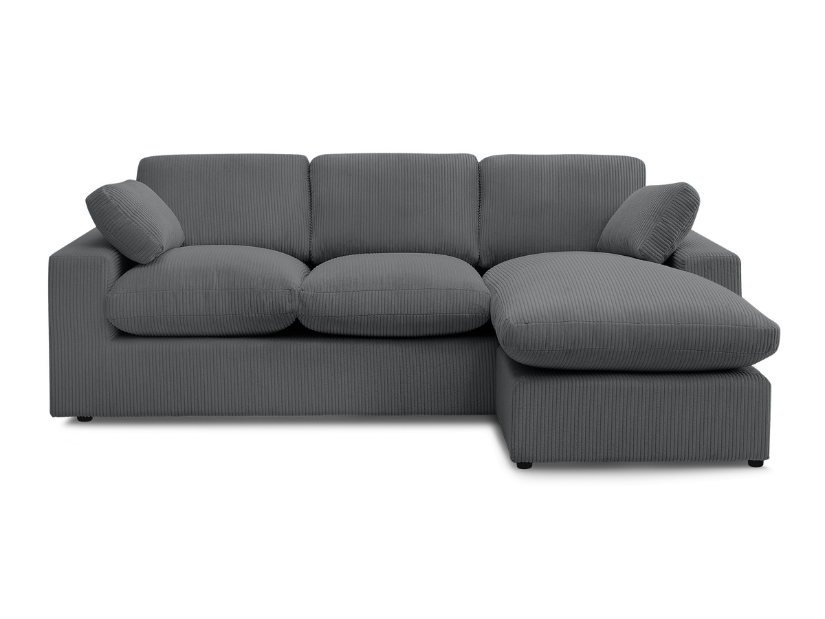 BELAIR compacte omkeerbare corduroy hoekbank