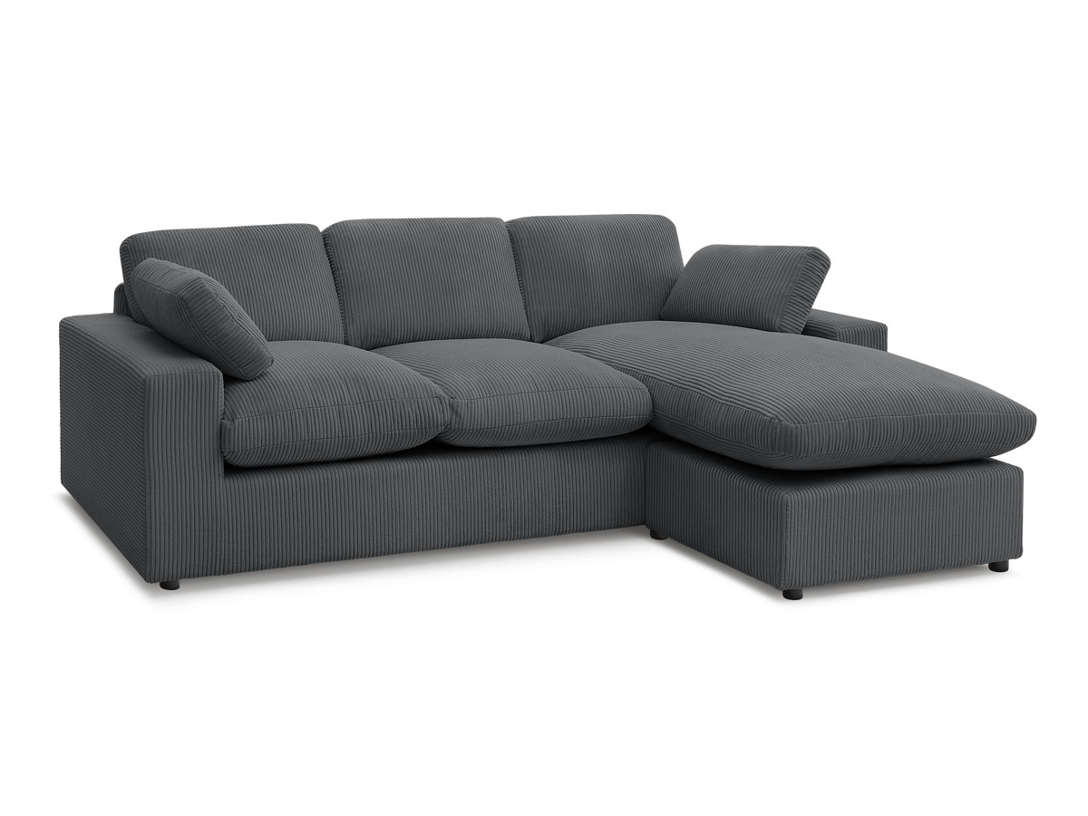BELAIR compacte omkeerbare corduroy hoekbank