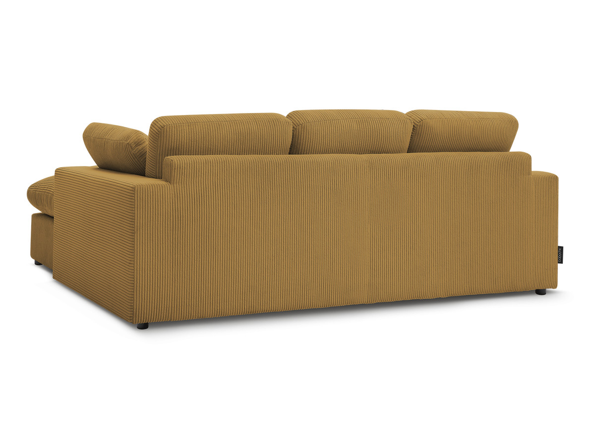 BELAIR compacte omkeerbare corduroy hoekbank