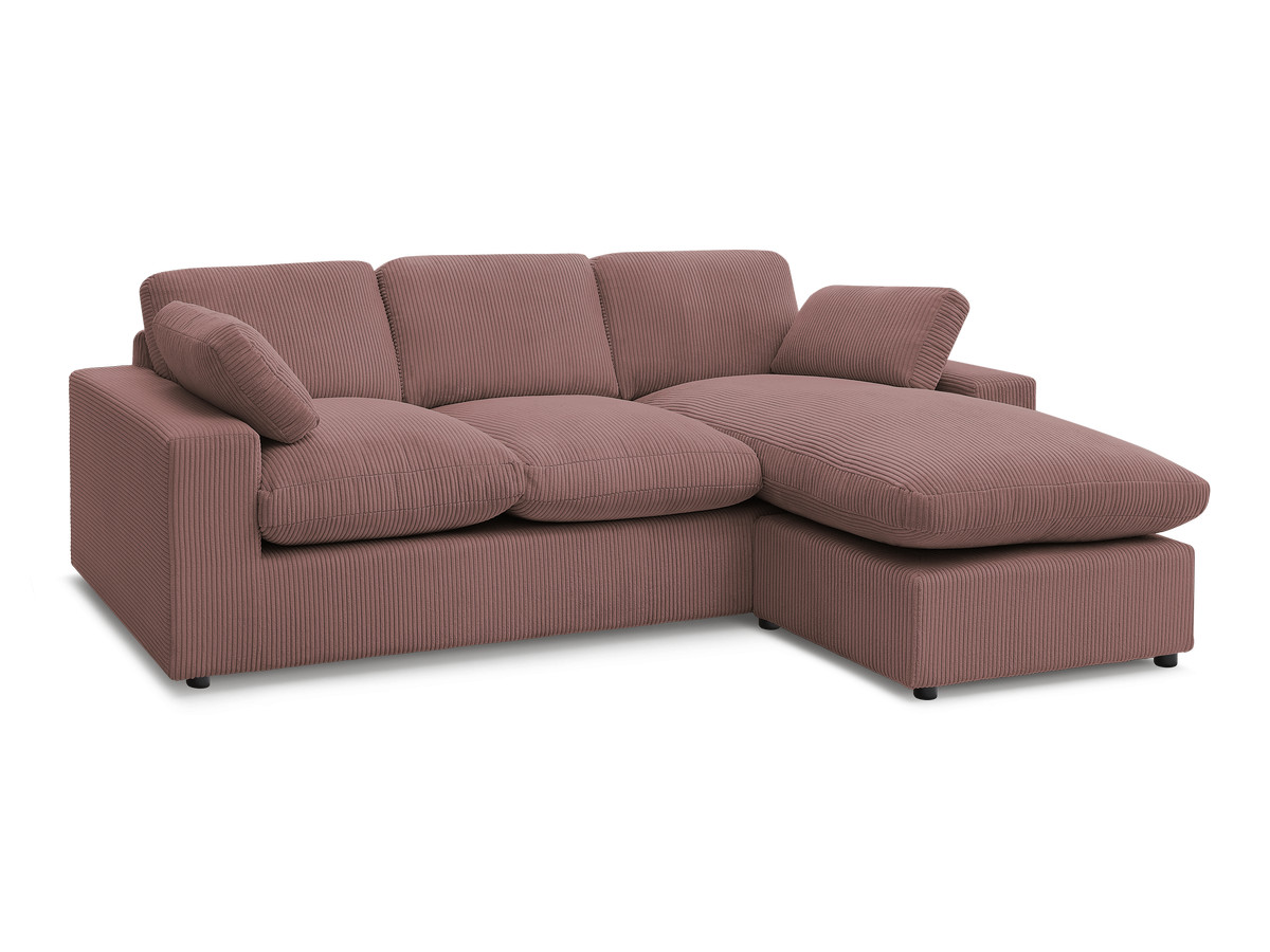 BELAIR compacte omkeerbare corduroy hoekbank