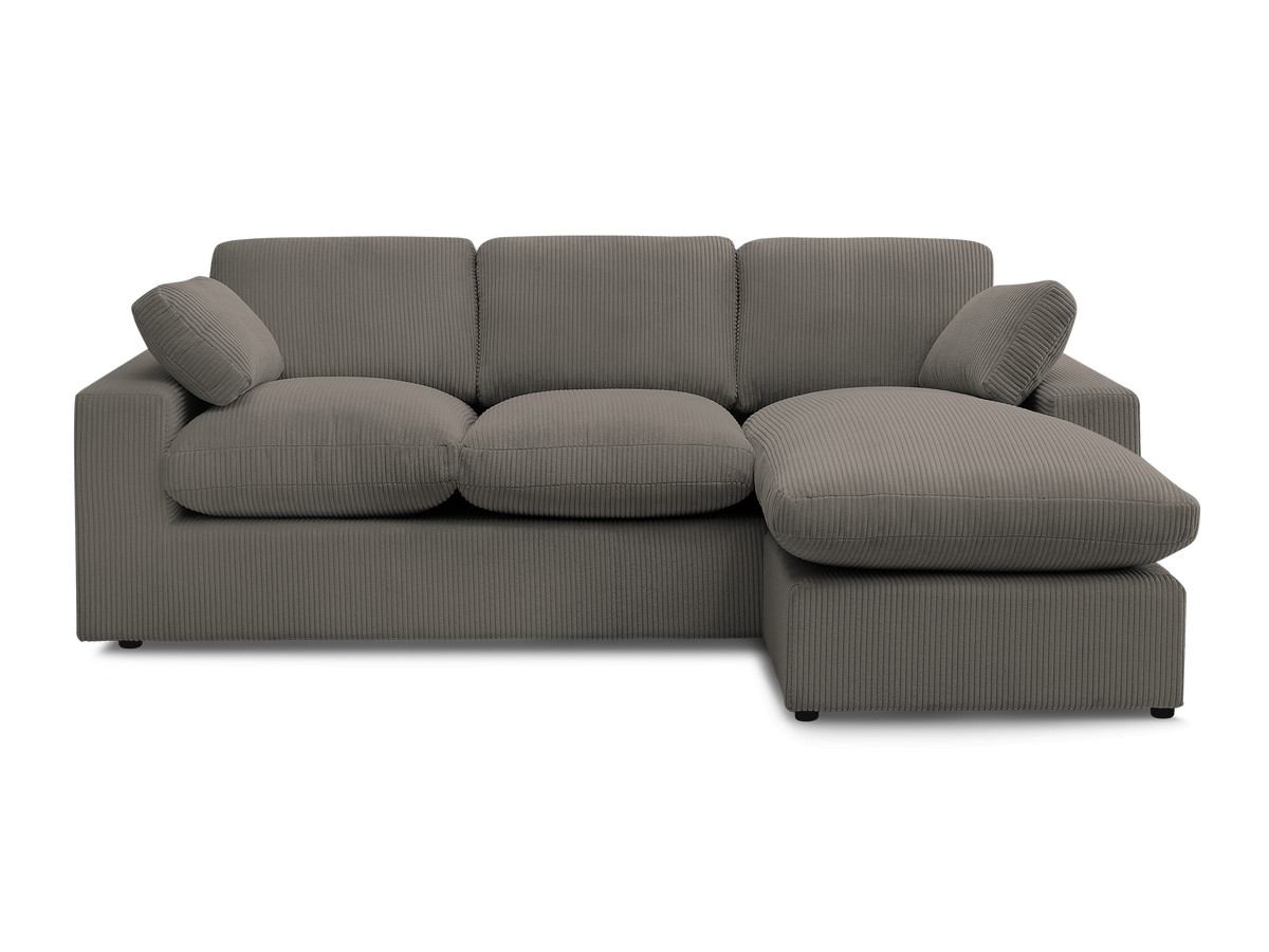 BELAIR compacte omkeerbare corduroy hoekbank
