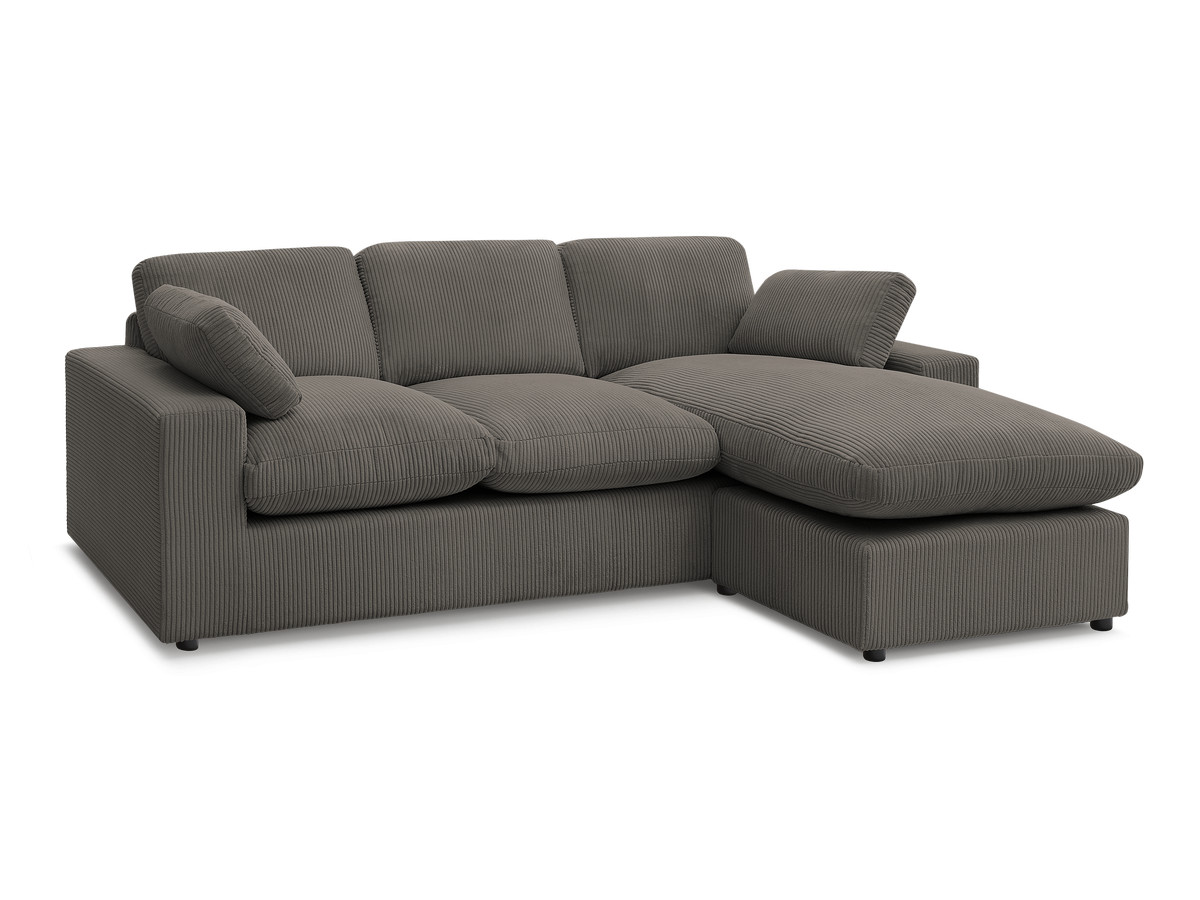BELAIR compacte omkeerbare corduroy hoekbank