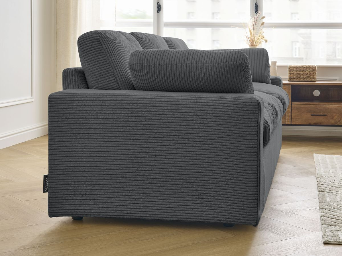 BELAIR compacte vaste rechte bank in corduroy