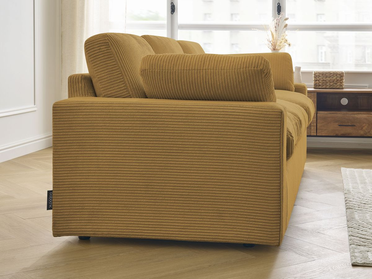 BELAIR compacte vaste rechte bank in corduroy