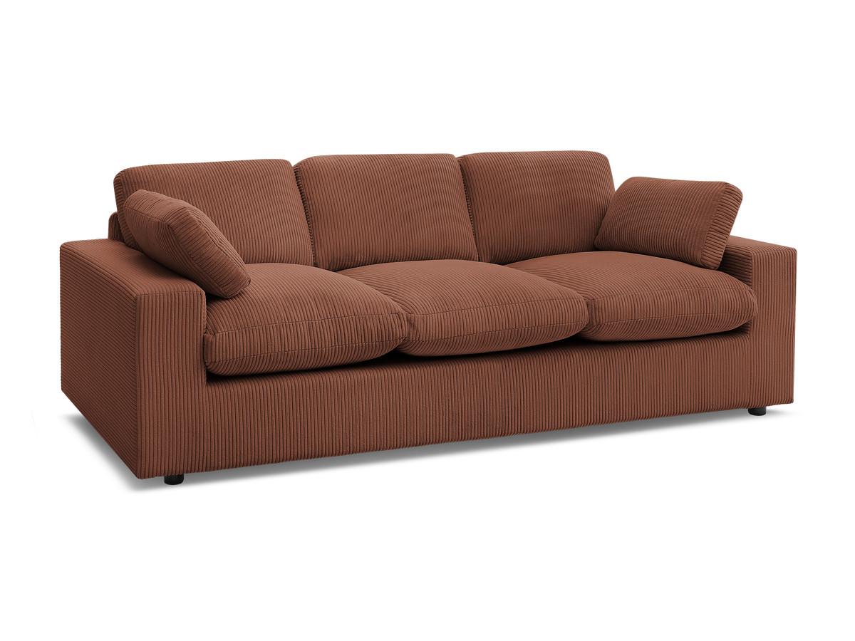 BELAIR compacte vaste rechte bank in corduroy