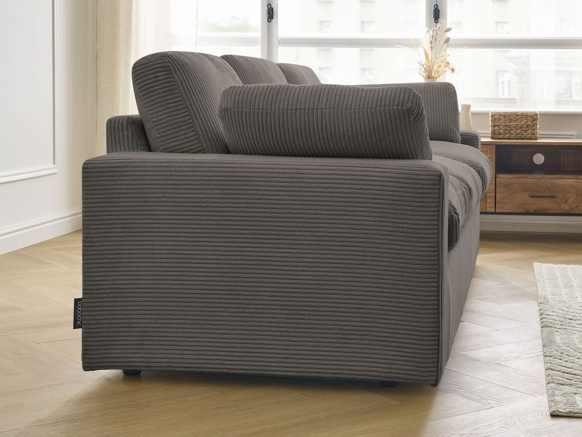 BELAIR compacte vaste rechte bank in corduroy