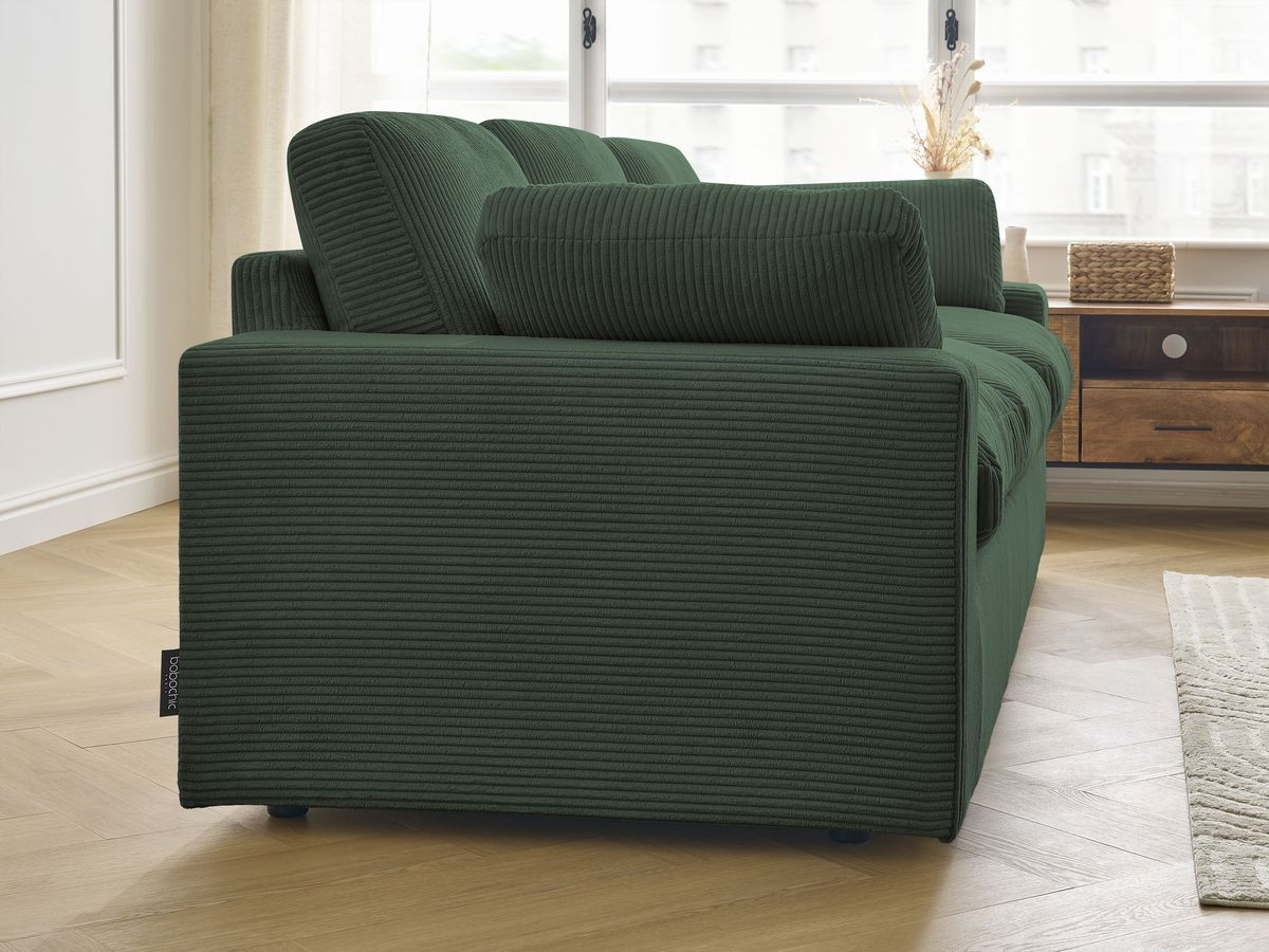 BELAIR compacte vaste rechte bank in corduroy
