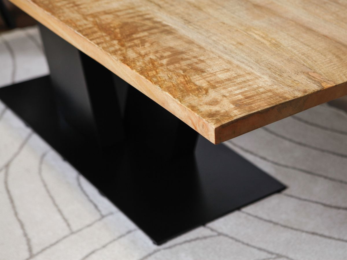 VICTOR eettafel van massief mangohout