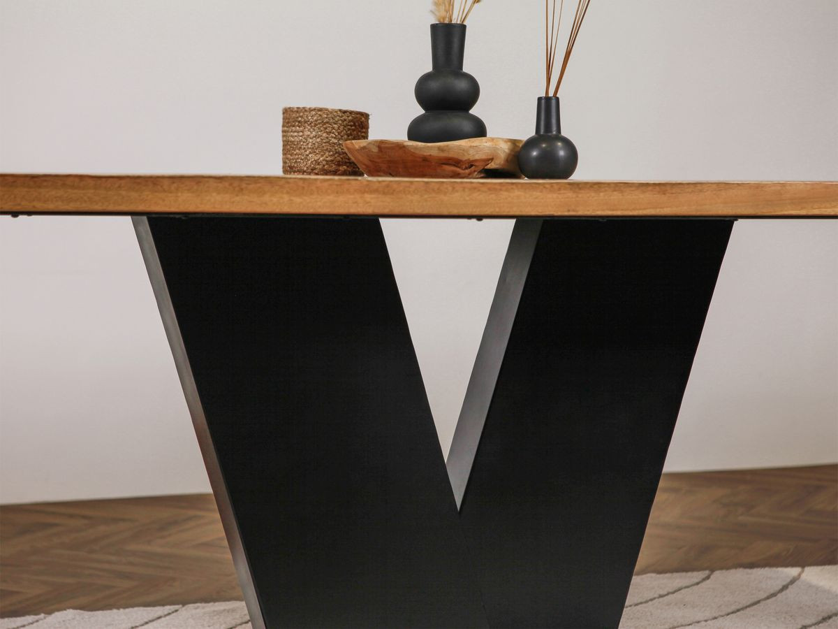 VICTOR eettafel van massief mangohout